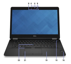Dell Latitude E7470 14-inch laptop front model reference
