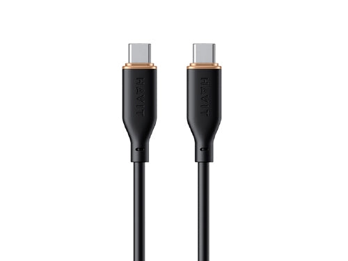Havit CB603 black USB-C to USB-C 60W charging cable
