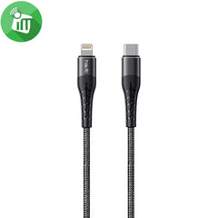 Havit RH14 USB-C to Lightning 20W Braided Charging Cable – 1.2m Black