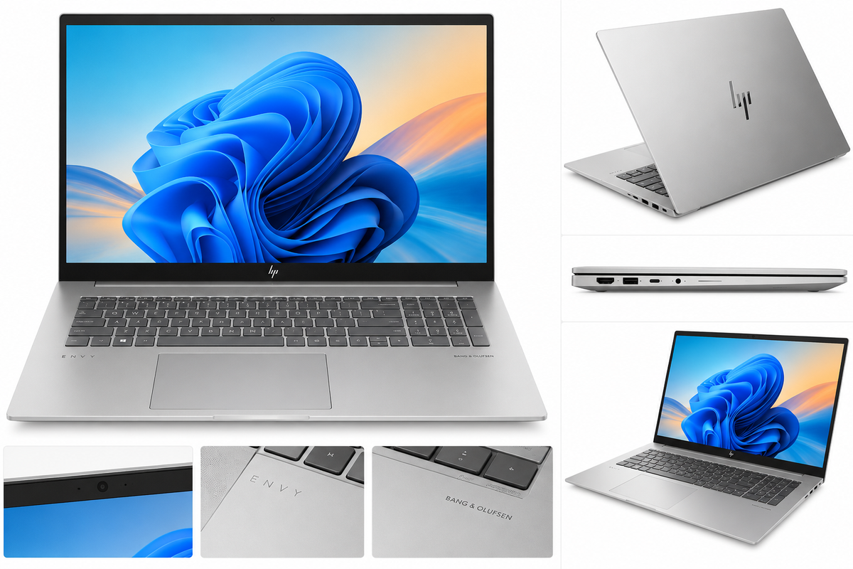 AI-generated illustration of HP ENVY 17m-ce1013dx; not a photo of the actual refurbished unit