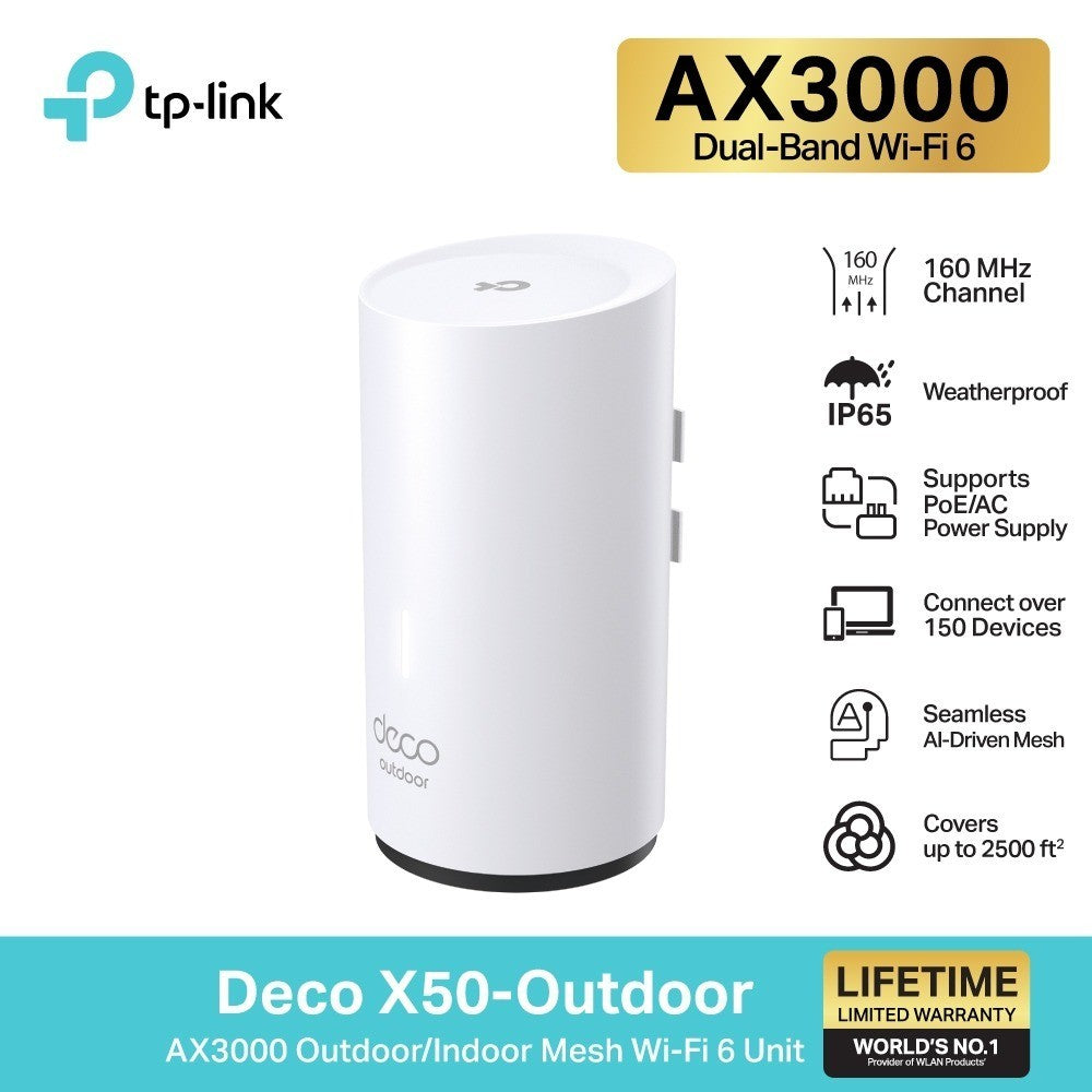 TP-Link Deco X50 Outdoor AX3000 Wi-Fi 6 unit
