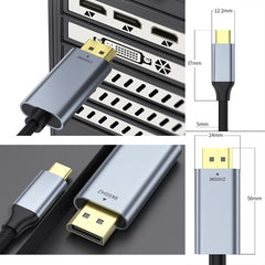 USB-C to DisplayPort 8K 60Hz Cable – 6 ft – product view 2