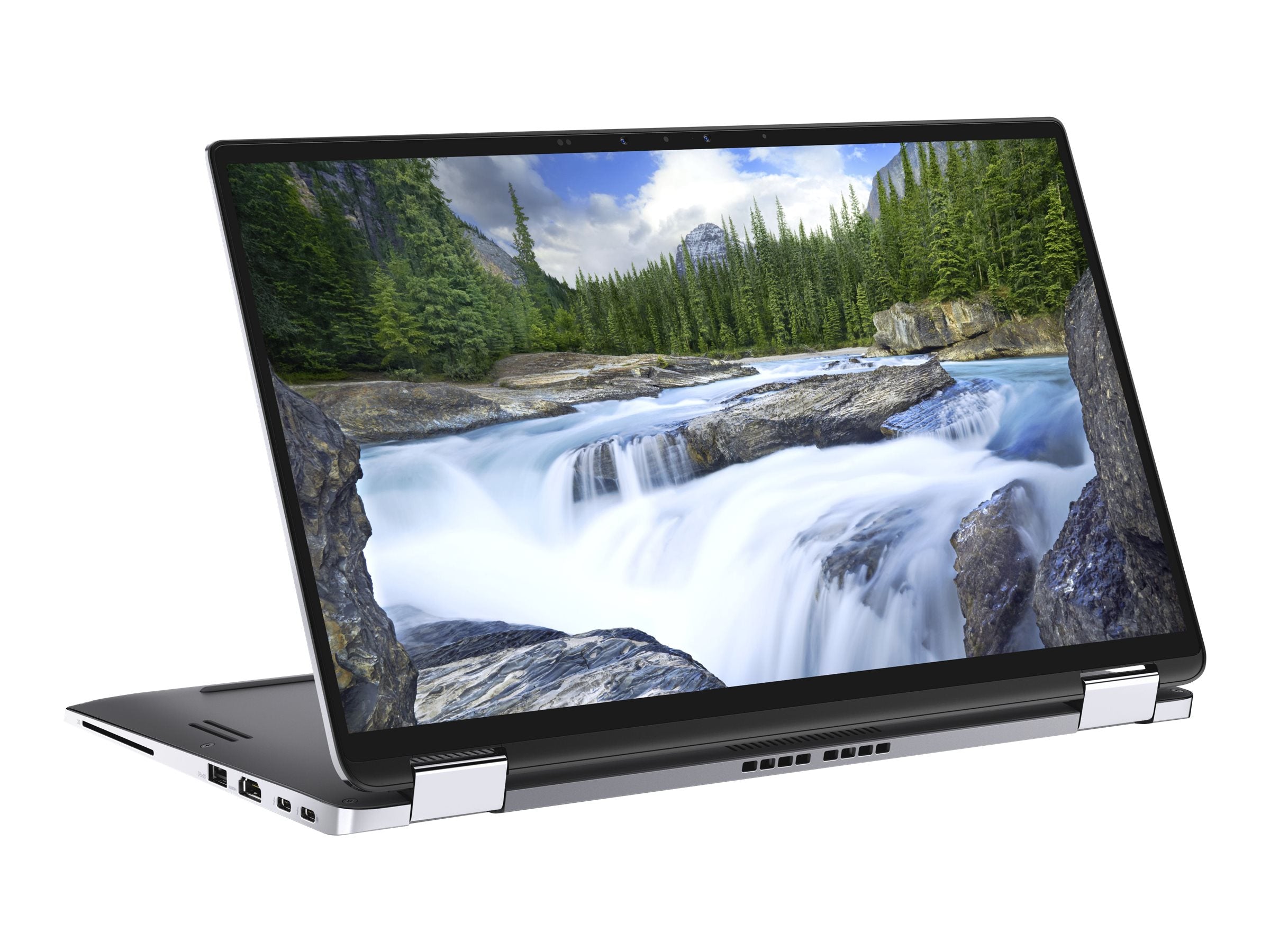 Refurbished  Dell Latitude 7400, 14" FHD 2-IN-1 Touch Screen, i7-8665U, 16GB, 256GB SSD, Win 11 Pro Silver