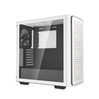 Deepcool CK560 WH Mid-Tower Tempered Glass with Pre-installed 3×120mm front and 1×140mm Rear Fans ATX Gaming Case_White Color