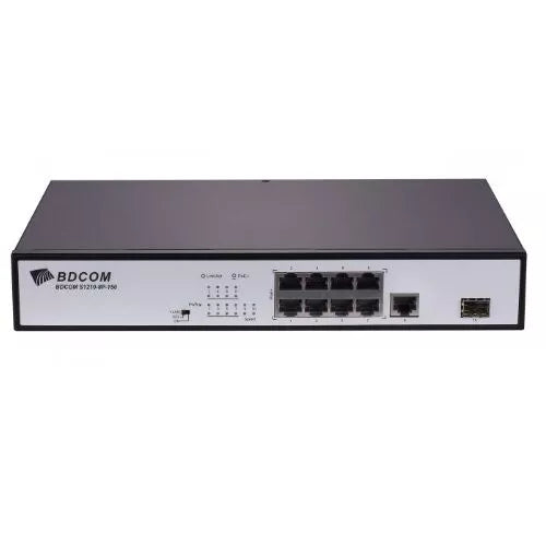 BDCOM S1210-8P eight-port PoE network switch