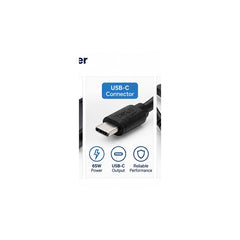 Illustrative rendered view 3 of dell compatible 65W USB-C charger, not actual item photo