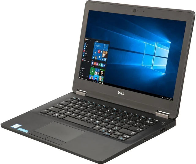 Dell Latitude E7270 open angled view; reference image, not the actual unit