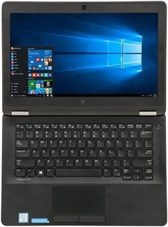 Dell Latitude E7270 front and keyboard view; reference image, not the actual unit