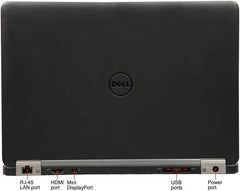 Dell Latitude E7270 rear and lid view; reference image, not the actual unit
