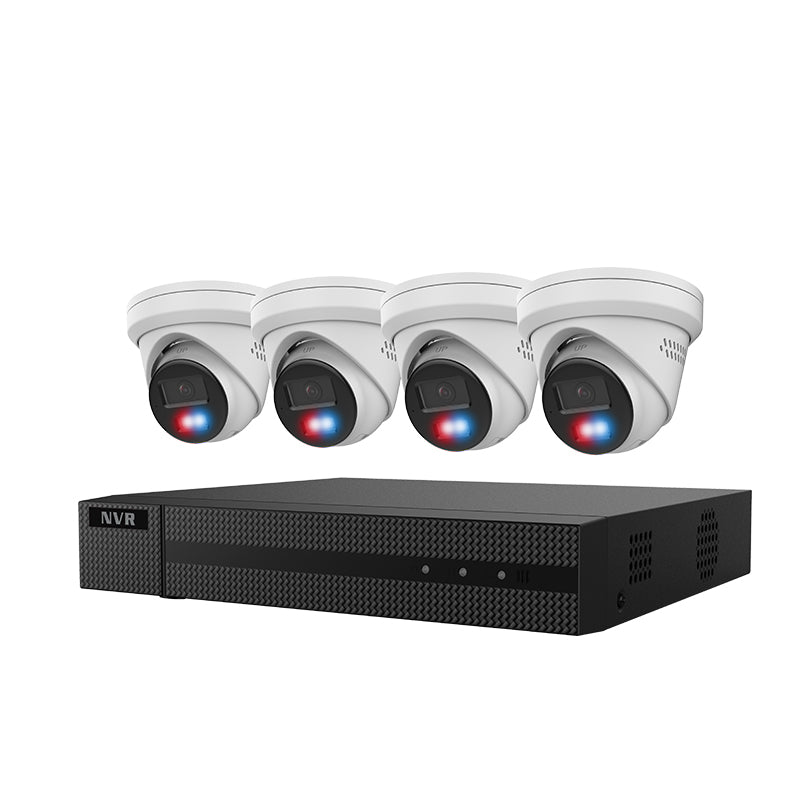 HiLook IK-4248TH-MH/PL 4-Camera 8MP PoE Security Kit