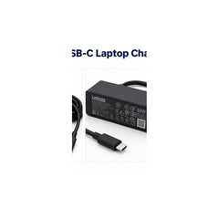 Illustrative rendered view 2 of lenovo compatible 65W USB-C charger, not actual item photo