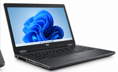 Illustrative render of Dell Precision 7720 laptop, view 3