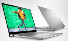 Dell Inspiron 14 7420 2-in-1 opened laptop and lid exterior, reference image