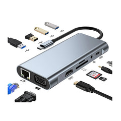 USB-C 11-in-1 Dock with 4K HDMI, VGA and 87W PD – product view 1