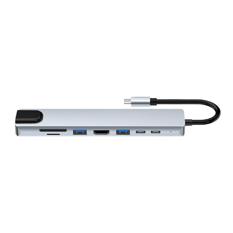 USB-C 8-in-1 Dock with 4K HDMI and Ethernet – product view 1